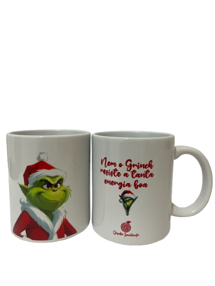 Caneca Grinch Missão DrinkMe - Natal Caneca Grinch Missão DrinkMe - Natal