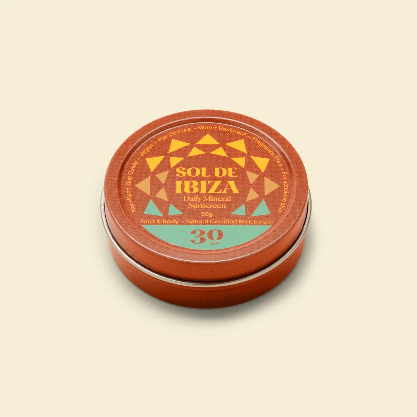 Lata de creme solar 30SPF Sol de Ibiza 30g Lata de creme solar 30SPF Sol de Ibiza 30g