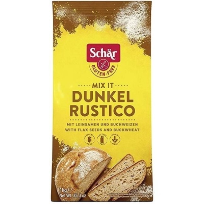 Farinha Pão de Forma Escuro Sem Gluten DR. Schar 1kg