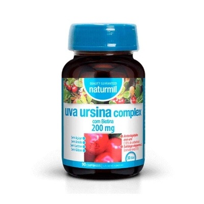 Uva Ursina Complex 200mg Naturmil 90 comprimidos Uva Ursina Complex 200mg Naturmil 90 comprimidos