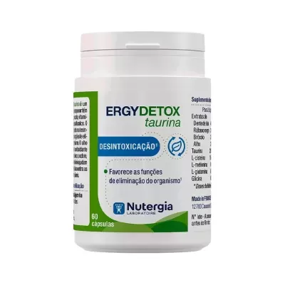 Ergydetox Taurina Nutergia 60 cápsulas Ergydetox Taurina Nutergia 60 cápsulas
