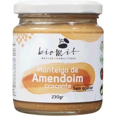 Manteiga BIOMIT de Amendoim Crocante BIO 230g