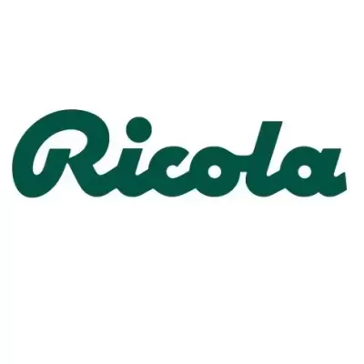 Logotipo Ricola em verde sobre fundo branco