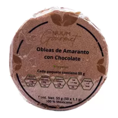 Obleas Amaranto c/ Chocolate Nuum 55g