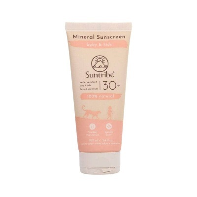 Protetor Solar Mineral Natural Infantil FPS 30 Suntribe 100ml
