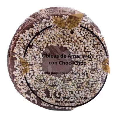 Obleas Amaranto c/ Chocolate-Choc Nuum 40g
