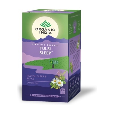 Tulsi Sleep Infusão Organic India 25 saquetas