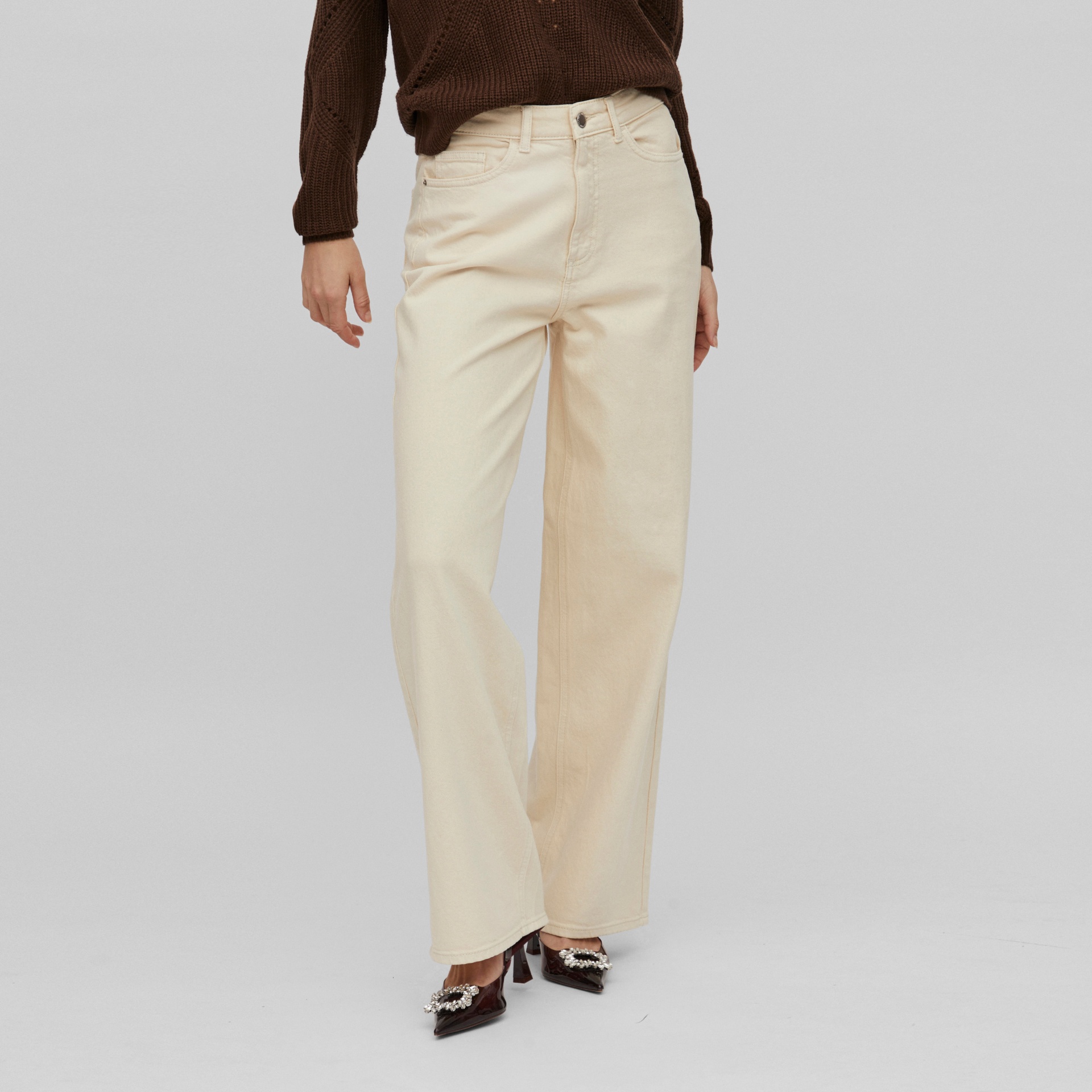 VILA Calças de Ganga