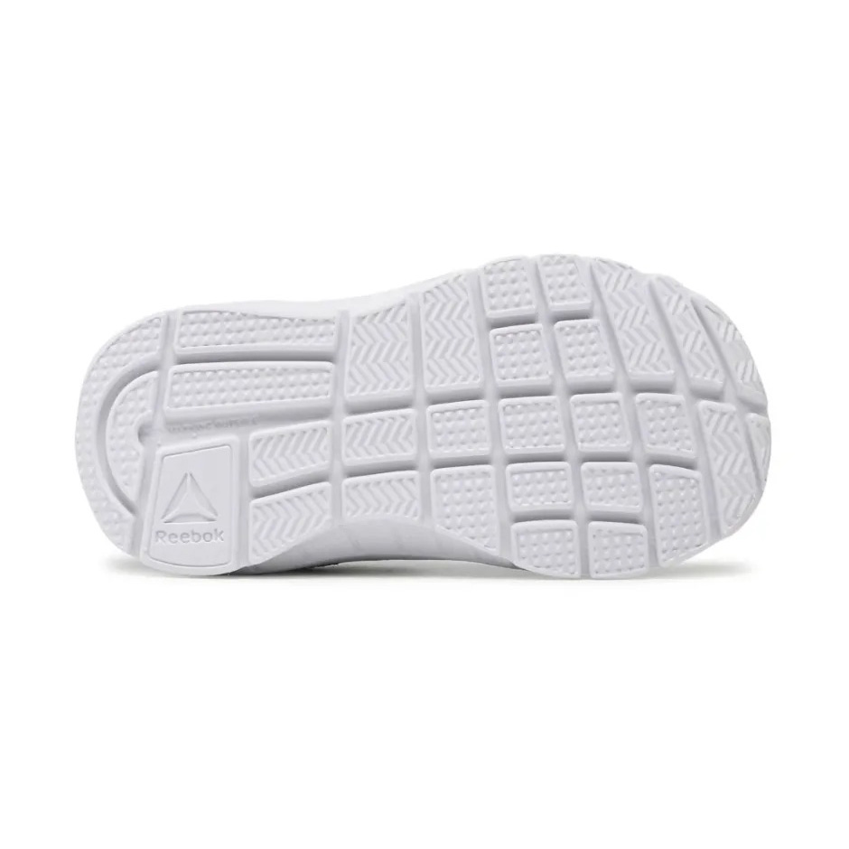 Sola branca de sapato desportivo Reebok com padrão antiderrapante