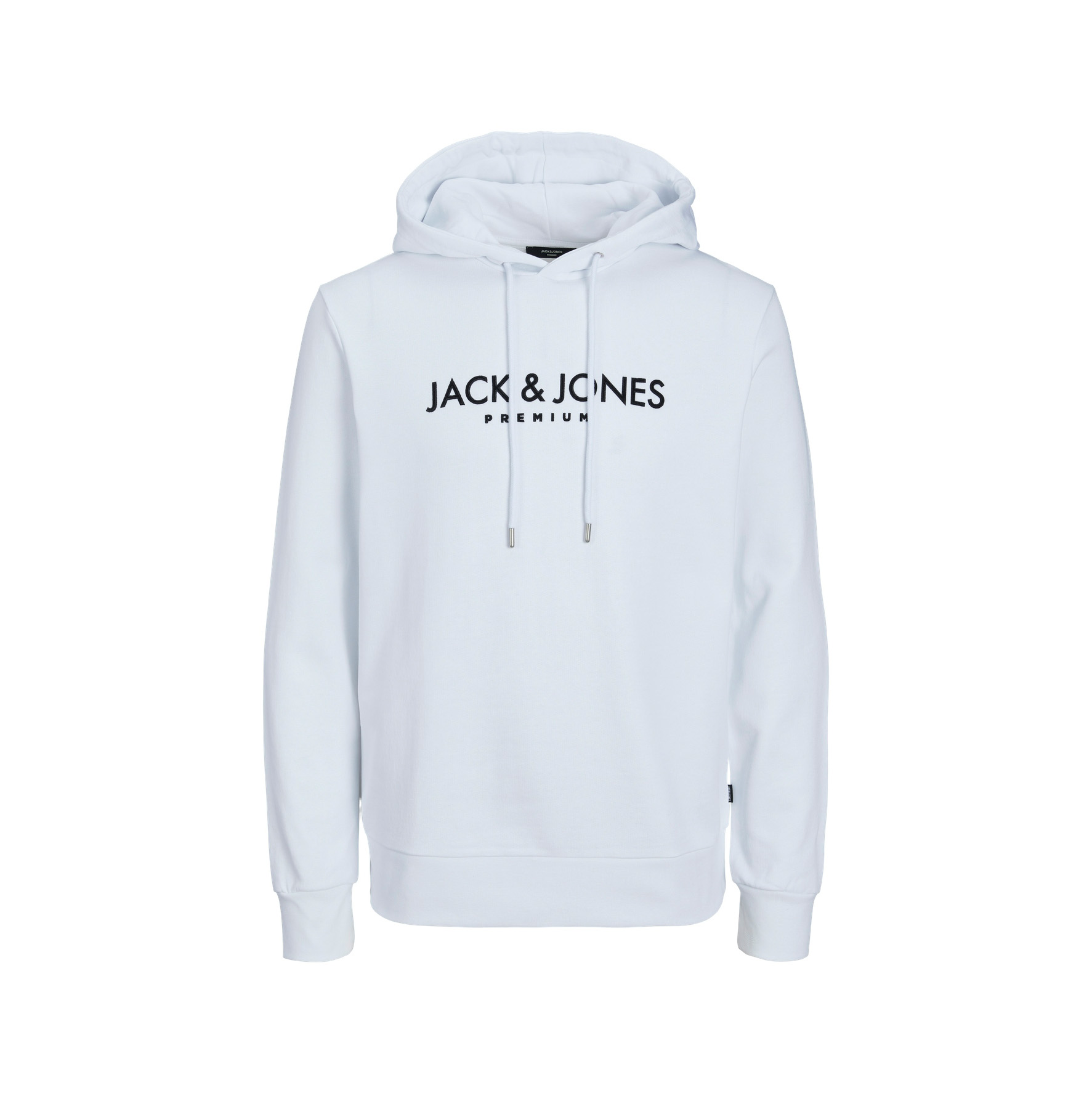 Sweatshirt branca com capuz e logo JACK & JONES PREMIUM
