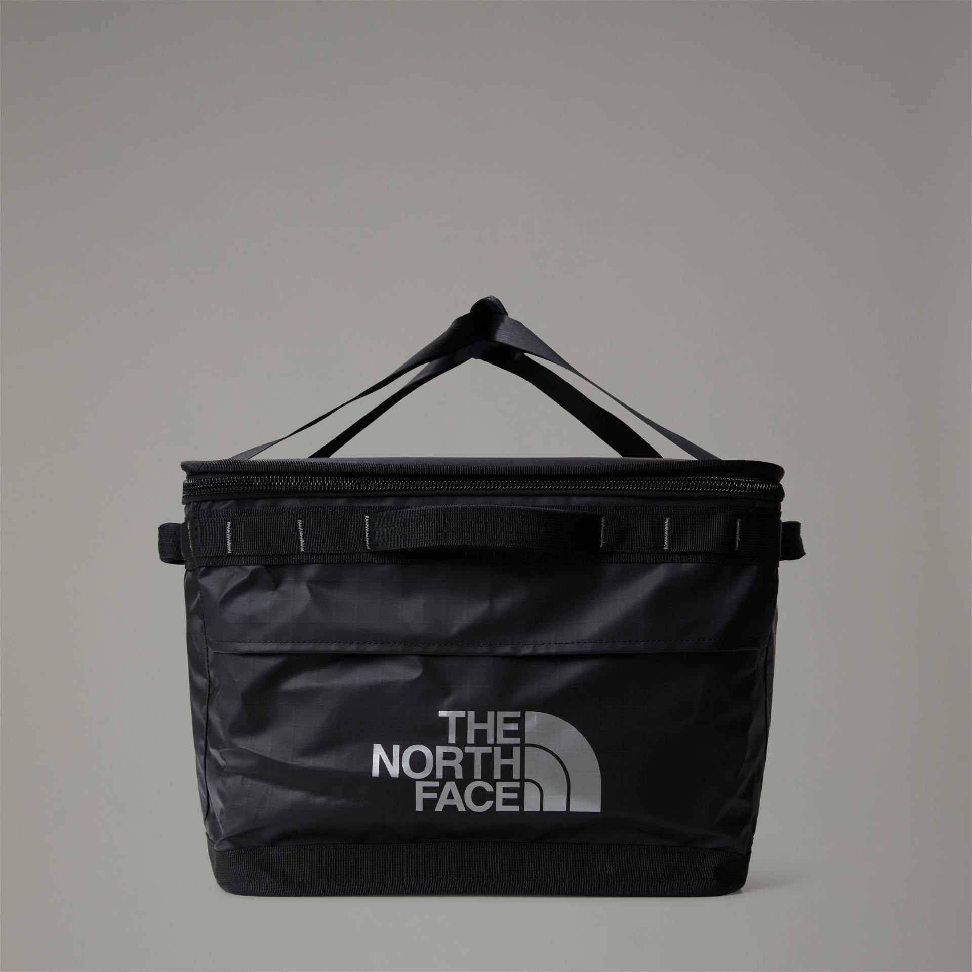 Saco de transporte preto da marca THE NORTH FACE com alças simples