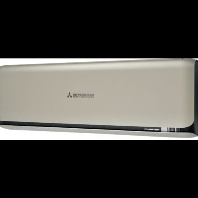 Ar-condicionado Mitsubishi Electric bege e preto