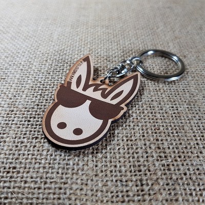 Porta-chaves em pele Donkeystyle