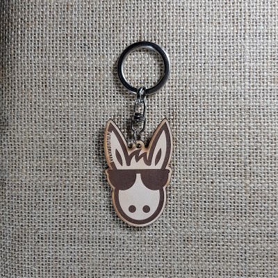 Porta-chaves em pele Donkeystyle