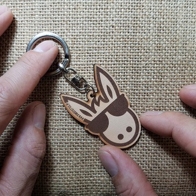 Porta-chaves em pele Donkeystyle