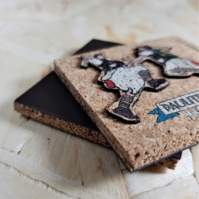 Íman cortiça "Pauliteiros de Miranda"