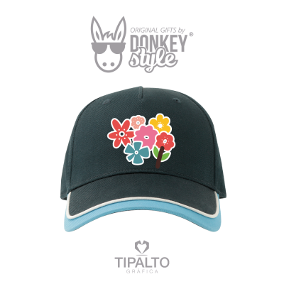 Boné criança - Flores