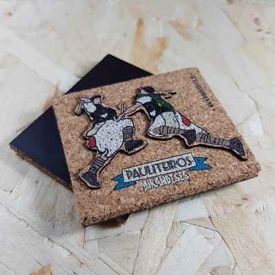 Íman cortiça "Pauliteiros de Miranda"