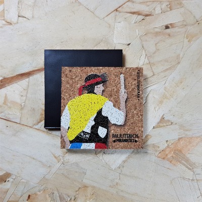 Íman cortiça "Pauliteiros" - cores