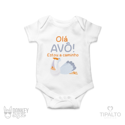 Body Bébé com manga curta