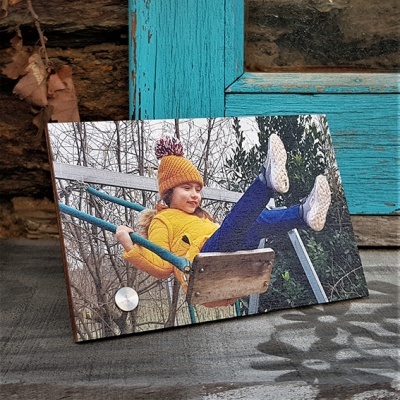 Moldura de Madeira com suporte