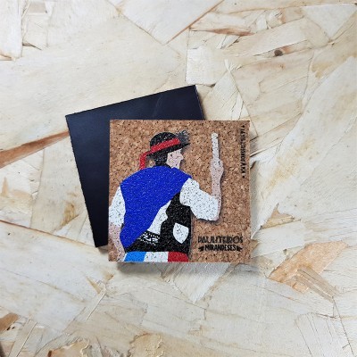 Íman cortiça "Pauliteiros" - cores