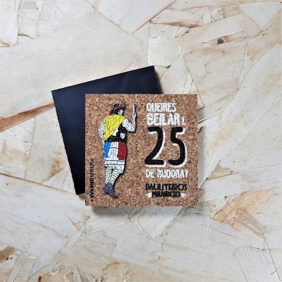 Íman cortiça "Pauliteiros" - cores