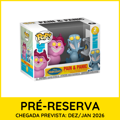* PRÉ-RESERVA * Funko POP! Disney Hercules Panic & Pain 2 Pack
