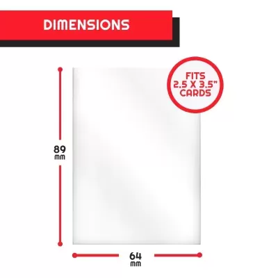 Pack 200 Perfect Fit Sleeves/Protetores para Cartas (Transparente) Evoretro
