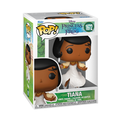 Figura Funko Pop Tiana do filme The Princess and the Frog na embalagem oficial