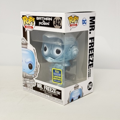 * 2ª MÃO * Funko POP! DC Heroes Batman & Robin Mr. Freeze #342 Summer Convention 2020