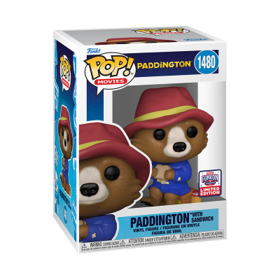 Funko POP! Movies Paddington Paddington With Marmalade Sandwich #1480 Funkon London 2024 Limited Edition Exclusive