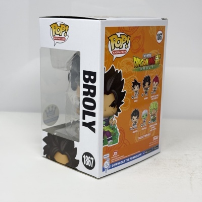 * 2ª MÃO * Funko POP! Animation The Movie Dragon Ball Super Broly #1867 SE