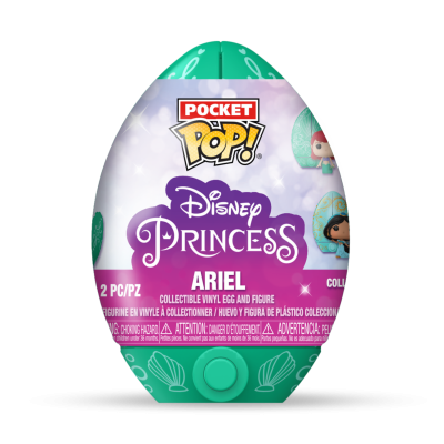 Ovo colecionável Pocket Pop! Disney Princess Ariel com figura e embalagem colorida