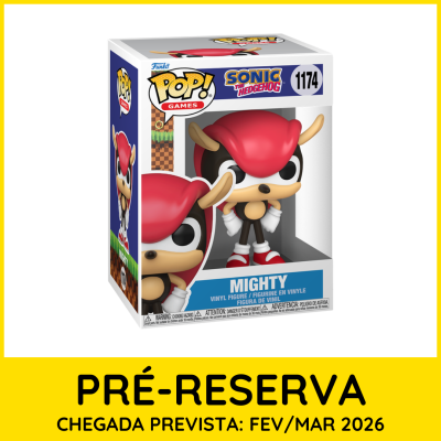 * PRÉ-RESERVA * Funko POP! Games Sonic The Hedgehog Mighty #1174