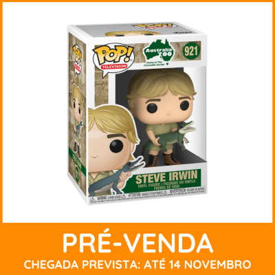 * EM PRÉ-VENDA ONLINE * Funko POP! Television Australia Zoo Steve Irwin #921