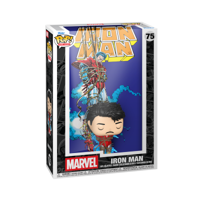 Figura Funko Pop Homem de Ferro da Marvel em caixa número 75