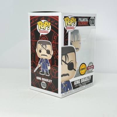 * 2ª MÃO * Funko POP! Animation Fullmetal Alchemist King Bradley #733 CHASE SE