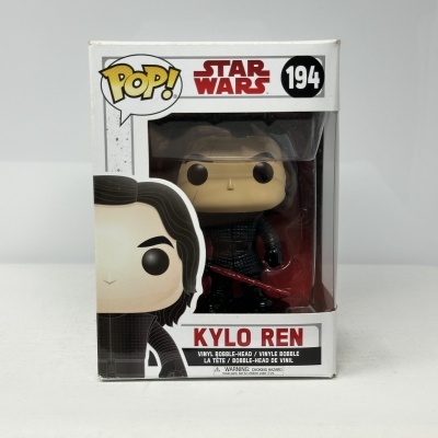 Boneco POP! Kylo Ren de Star Wars na caixa