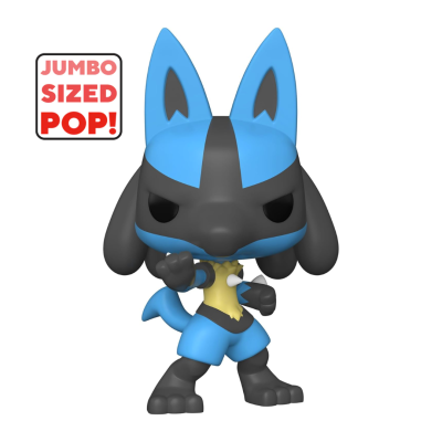 Funko POP! Games Pokemon Lucario 10" #863 SE (Jumbo Sized POP!)