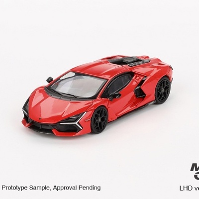 Miniatura de carro desportivo vermelho com detalhes pretos em fundo branco