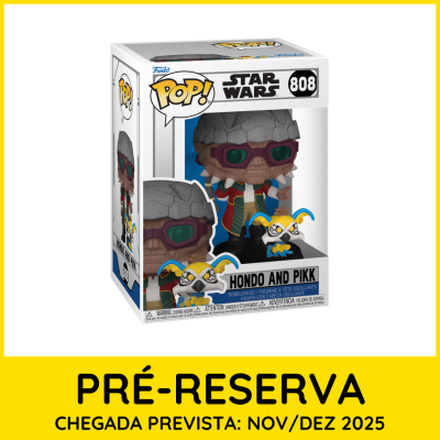 * PRÉ-RESERVA * Funko POP! Star Wars Hondo and Pikk #808