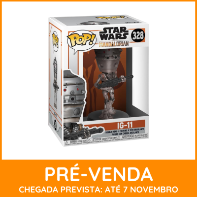 * EM PRÉ-VENDA ONLINE * Funko POP! Star Wars IG-11 #328