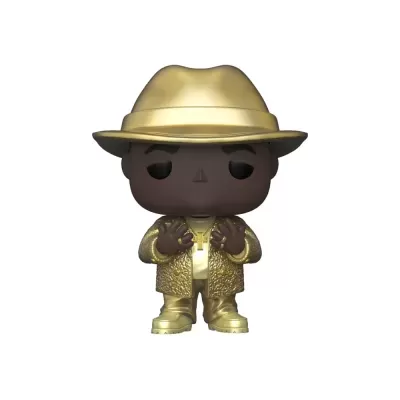Funko POP! Rocks The Notorious B.I.G. The Notorious B.I.G. With Fedora #152 (Gold) 2022 Fall Convention Limited Edition