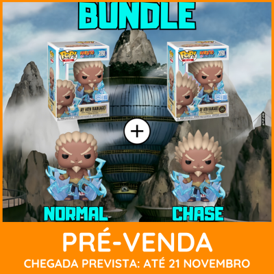 * EM PRÉ-VENDA ONLINE * BUNDLE Funko POPs! Animation Naruto Shippuden Ay (4th Raikage) #2098 SE + Naruto Shippuden Ay (4th Raikage) #2098 GITD SE CHASE