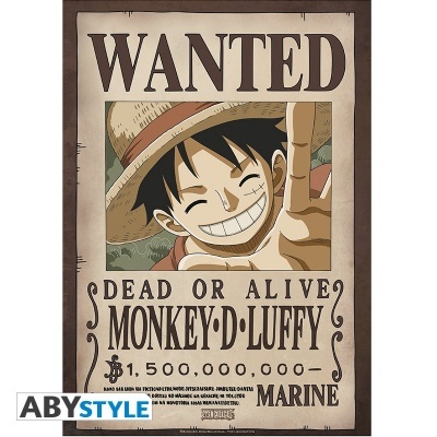 Pack Posters Wanted Luffy's Crew Wano  (9 Unidades) 21cm x29,7 cm ABYstyle The Fan Experience