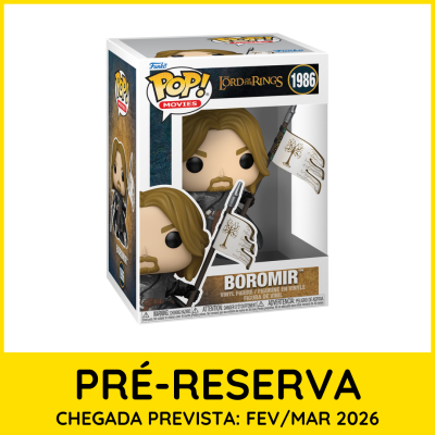 * PRÉ-RESERVA * Funko POP! Movies The Lord Of The Rings Boromir #1986