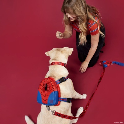 Mini Mochila LoungeFly Pets Marvel Spider-Man (Disponível em Vários Tamanhos)