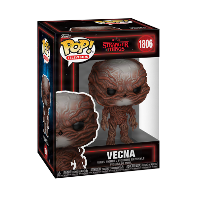 Figura Funko Pop Vecna de Stranger Things em embalagem