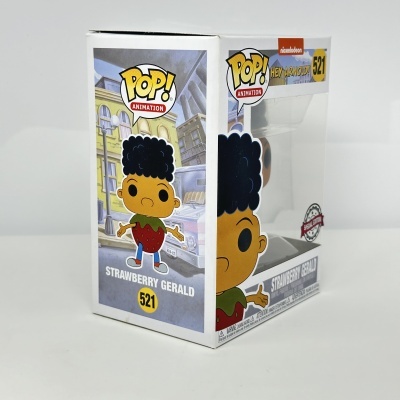 Embalagem de figura POP! Strawberry Gerald número 521 para coleção de animação